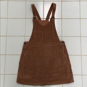 Frank & Oak Corduroy Pinafore Dress